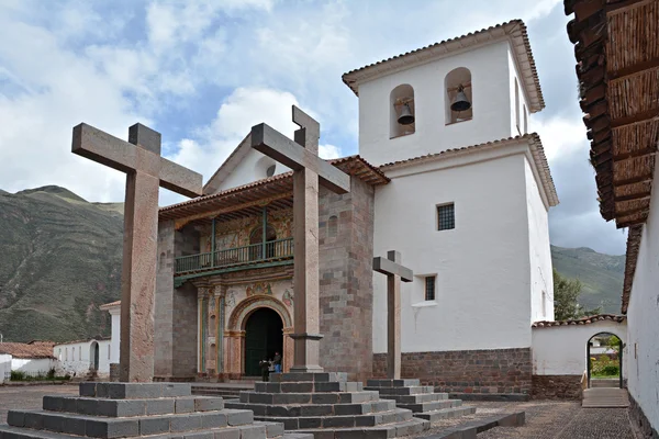The church of Saint Peter-Apostle of Andahuaylillas. — Stock Photo, Image