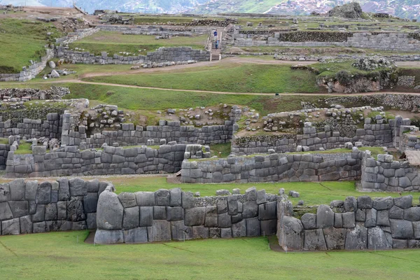 Ruïnes van Sacsayhuaman, Cuzco, Peru. — Stockfoto