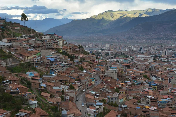 Város cuzco, peru, Dél-Amerika. — Stock Fotó