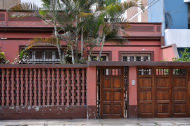 Renkli ev Miraflores, Lima, Peru.