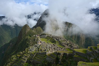 Klasik atış Machu Picchu.