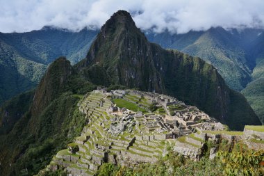 Klasik atış Machu Picchu.