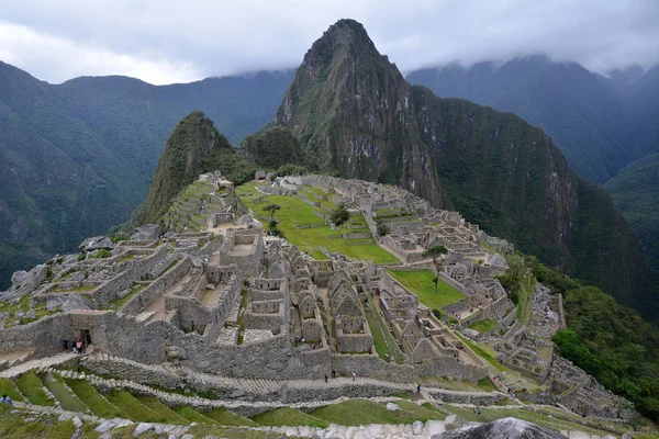 Le plan classique du Machu Picchu . — Photo