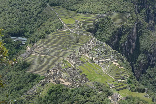 Machu Picchu - la ciudad perdida de los Incas, Perú . — Foto de Stock