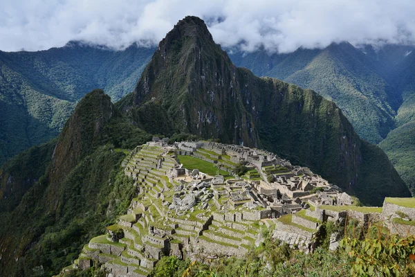 Il colpo classico di Machu Picchu . — Foto Stock
