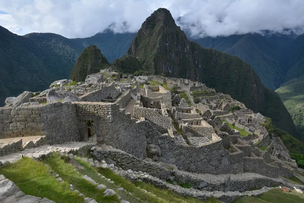 Le plan classique du Machu Picchu . — Photo