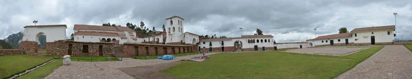 Panorama Chinchero, posvátné údolí Peru. — Stock fotografie