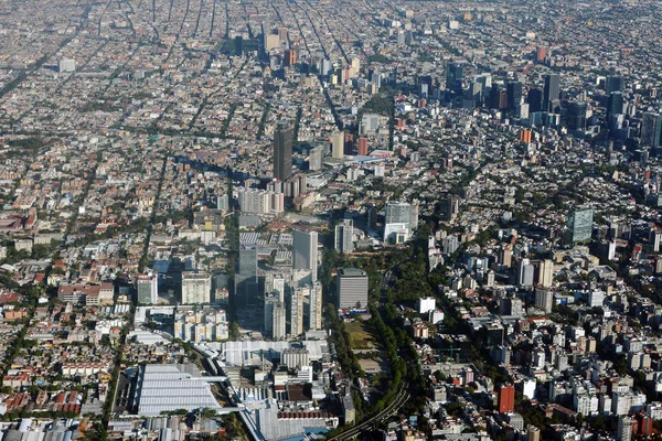 Vista aérea de la Ciudad de México . —  Fotos de Stock