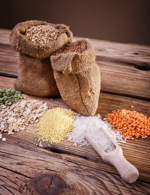 Hububat ahşap tablo