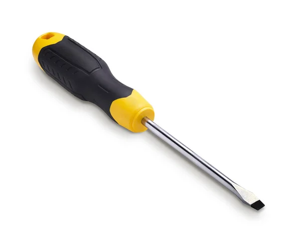 Hand Tool Screwdriver Isolated White Background — Stock Photo, Image