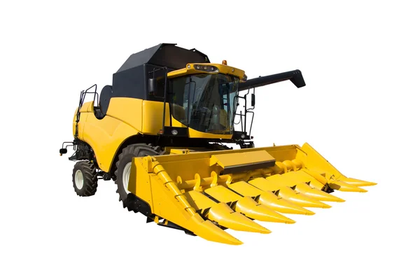 Yellow agricultural harvester — Stock Photo, Image