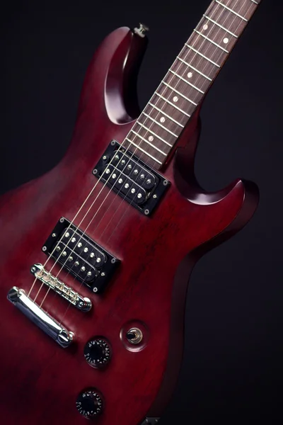 Mogno de guitarra elétrica — Fotografia de Stock