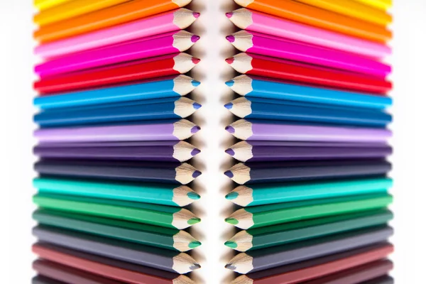 Image lumineuse des crayons de couleur — Photo