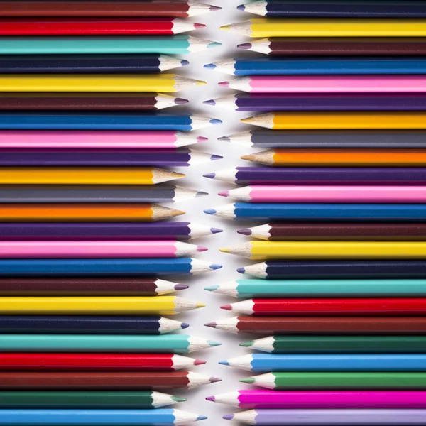 Fond abstrait de crayons de couleur — Photo