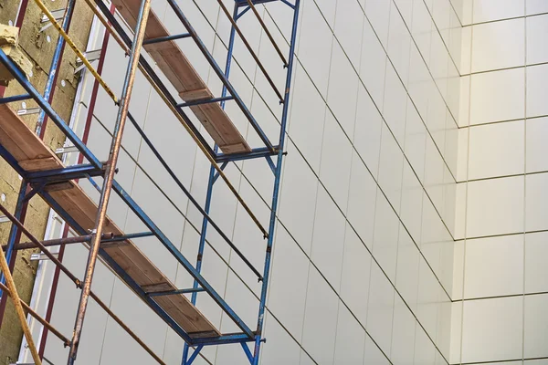 Revestimiento de pared con paneles compuestos —  Fotos de Stock