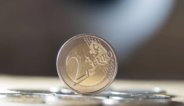 İki euro para arka plan