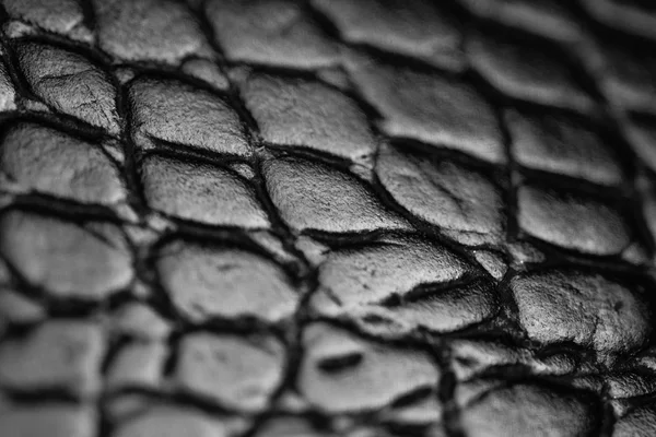 Leather texture black background. — Stock Photo, Image