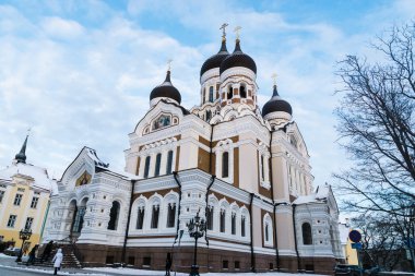 Alexander nevsky Katedrali, bir Ortodoks katedrali eski şehir tallinn, Estonya.