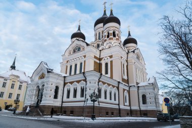 Alexander nevsky Katedrali, bir Ortodoks katedrali eski şehir tallinn, Estonya.