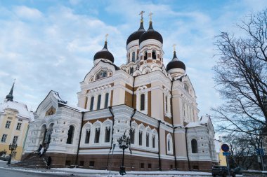Alexander nevsky Katedrali, bir Ortodoks katedrali eski şehir tallinn, Estonya.