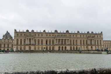 Ünlü palace Versailles Versailles Bahçe Palace, Versailles, Fransa dış görünümünü. UNESCO Dünya Mirasları.