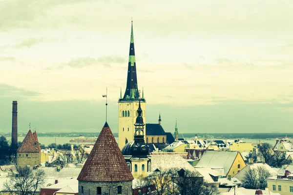 Vista panoramica di Tallinn. Estonia — Foto Stock