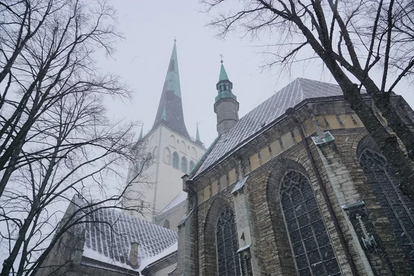 Iglesia de San Olaf (Oleviste). Tallin, Estonia — Foto de Stock