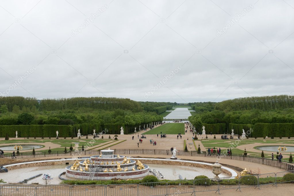 Garden of Versailles Palace, Versailles. UNESCO World Heritage Sites.