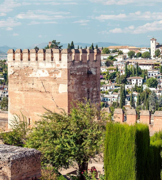 Alhambra Stad Granada — Stockfoto