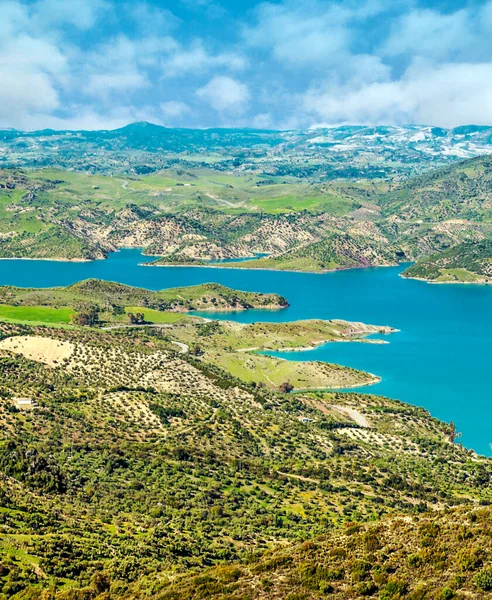 Lago Los Campos Andalucía —  Fotos de Stock