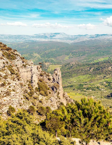 Montañas Día Soleado Sierra Grazalema España — Foto de Stock