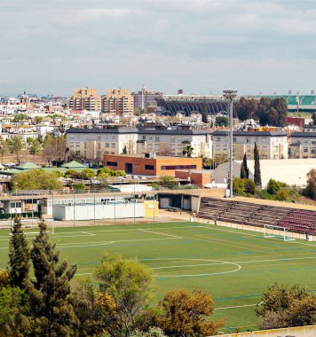 İspanya 'nın güneyindeki Sevilla manzarası