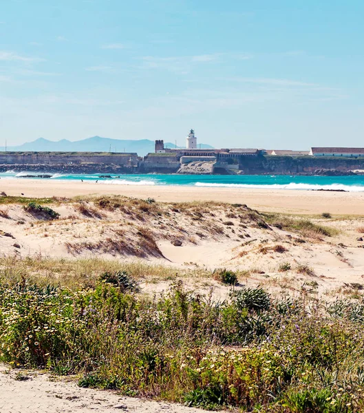 Strand Von Tarifa Andalusien — Stockfoto