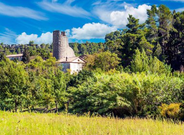 Fransa 'nın güneyindeki vadilerde çayırlar