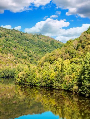 Suuny bir günde vadide Fransız tarımı