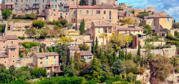 Gordes village in France in a sunny day