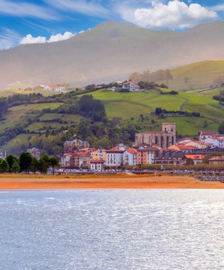 San Sebastian kıyıları İspanya 'nın kuzeyinde Cantabrian Denizi' nde