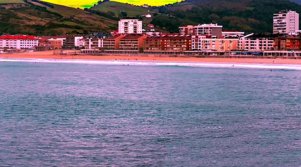 Küste Von San Sebastian Norden Spaniens Kantabrischen Meer — Stockfoto