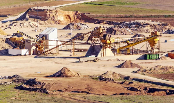 Zementindustrie Spanien Einem Sonnigen Tag — Stockfoto