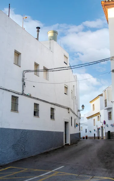 Spaans Dorp Aan Kust Het Zuiden Van Spanje Met Witte — Stockfoto