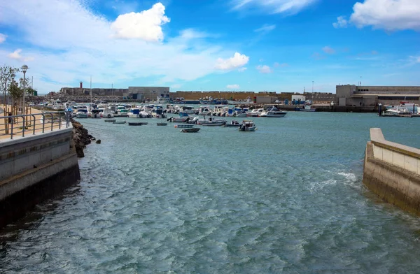 Boote Hafen Von Conil Frontera Süden Spaniens — Stockfoto