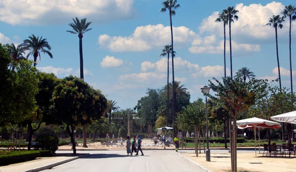 Sevilla Espanha Julho 2021 Passeio Turístico Rua Sevilla Tue Sul — Fotografia de Stock