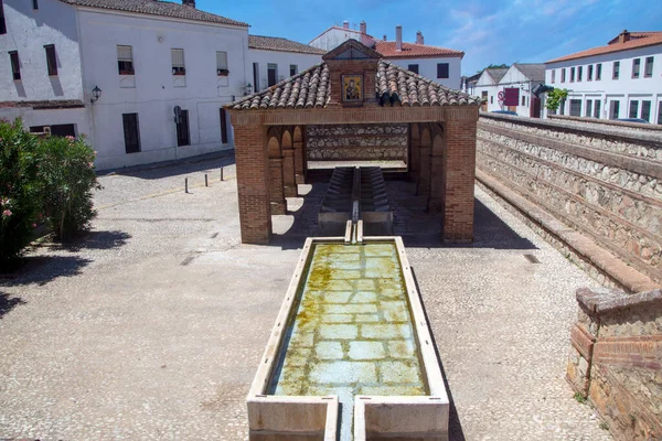 Villaggio Aracena Sulle Montagne Della Sierra Huelva Nel Sud Della — Foto Stock