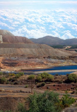 İspanya 'nın güneyindeki Huelva eyaletindeki Rio Tinto madeninde.