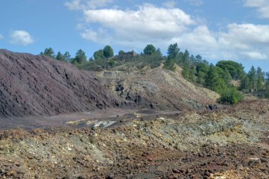 İspanya 'nın güneyindeki Huelva eyaletindeki Rio Tinto madeninde.