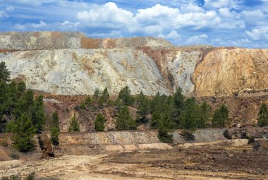 İspanya 'nın güneyindeki Huelva eyaletindeki Rio Tinto madeninde.