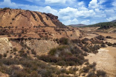 İspanya 'nın güneyindeki Huelva eyaletindeki Rio Tinto madeninde.