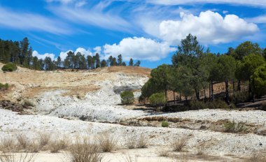 İspanya 'nın güneyindeki Huelva eyaletindeki Rio Tinto madeninde.