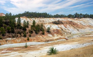 İspanya 'nın güneyindeki Huelva eyaletindeki Rio Tinto madeninde.