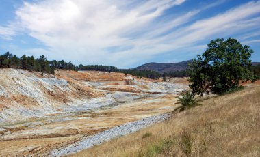 İspanya 'nın güneyindeki Huelva eyaletindeki Rio Tinto madeninde.